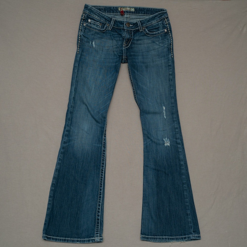 Vintage Y2k 2000s BKE Sabrina Low Rise Flare Western Denim Jeans Woemsn‎ 230